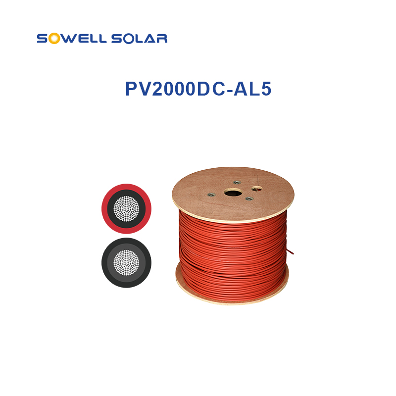 2000V Aluminum Solar Cable PV2000DC-AL5